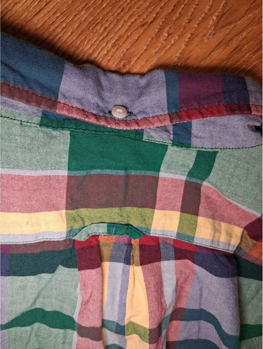 J Crew Oarsman Button Up Shirt Mens Medium Multicolor Plaid